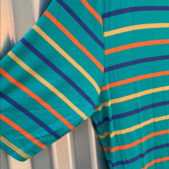 NWT Lularoe Julia Striped Day Dress XL - Picture 7 of 8